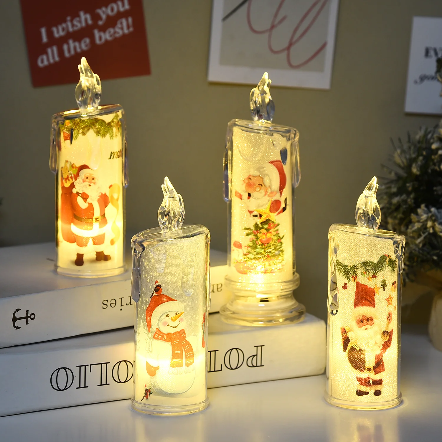 🌲🌲Flameless LED Christmas Candle Lights, 🕯️🕯️Christmas/Halloween/Easter Special Gift🎁🎁 - Image 8