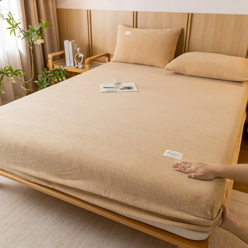 Milk velvet Bedding Set / Soft Warm Bedding Set