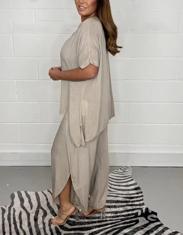 Floaty 2 Piece Sleeved Trouser Set(Buy 2 Get Free Shipping) - Image 2