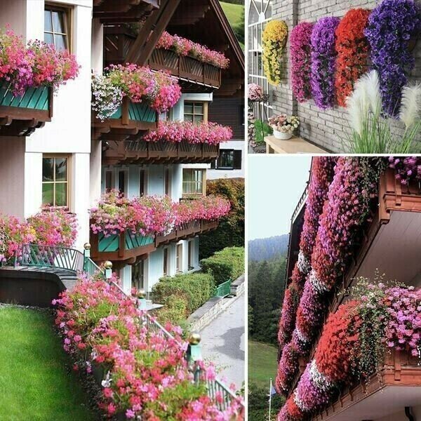 🎄🎁Holiday sale🌺Vivid Artificial Hanging Orchid Bunch🌷