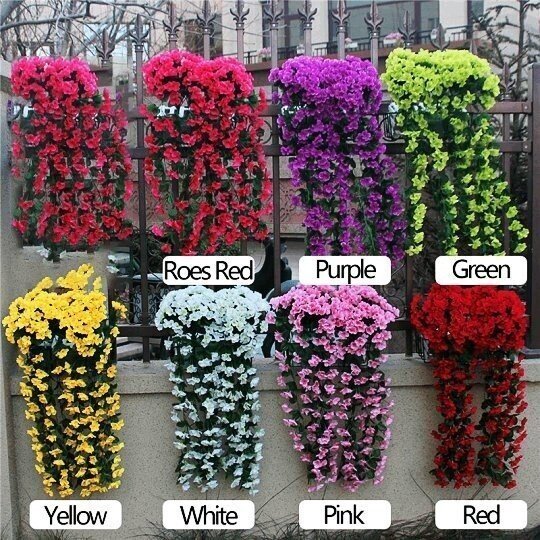 🎄🎁Holiday sale🌺Vivid Artificial Hanging Orchid Bunch🌷 - Image 2