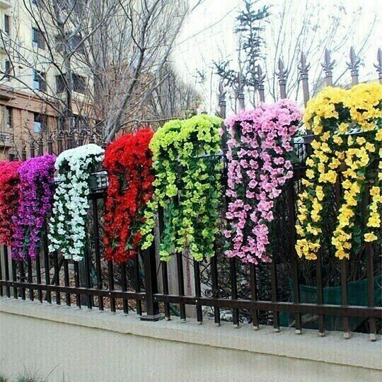 🎄🎁Holiday sale🌺Vivid Artificial Hanging Orchid Bunch🌷 - Image 5