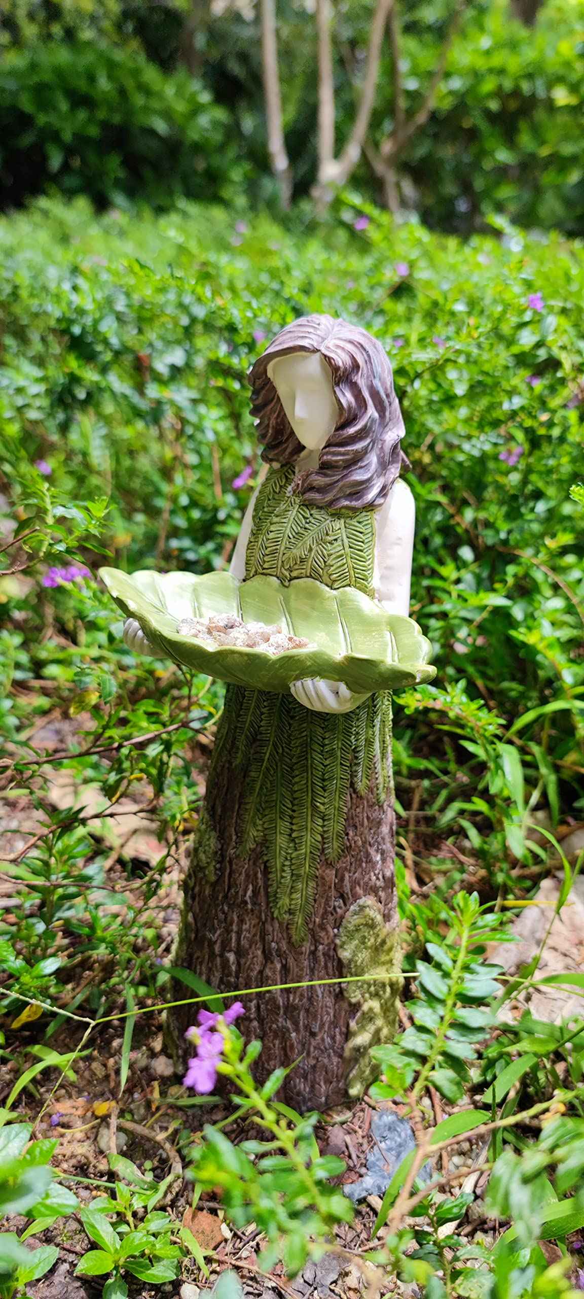 ( 💐🔥 Purchase 2 free birds 1) Forest Girl Bird Feeder - Bird Feeder Fairy Statue - Image 6