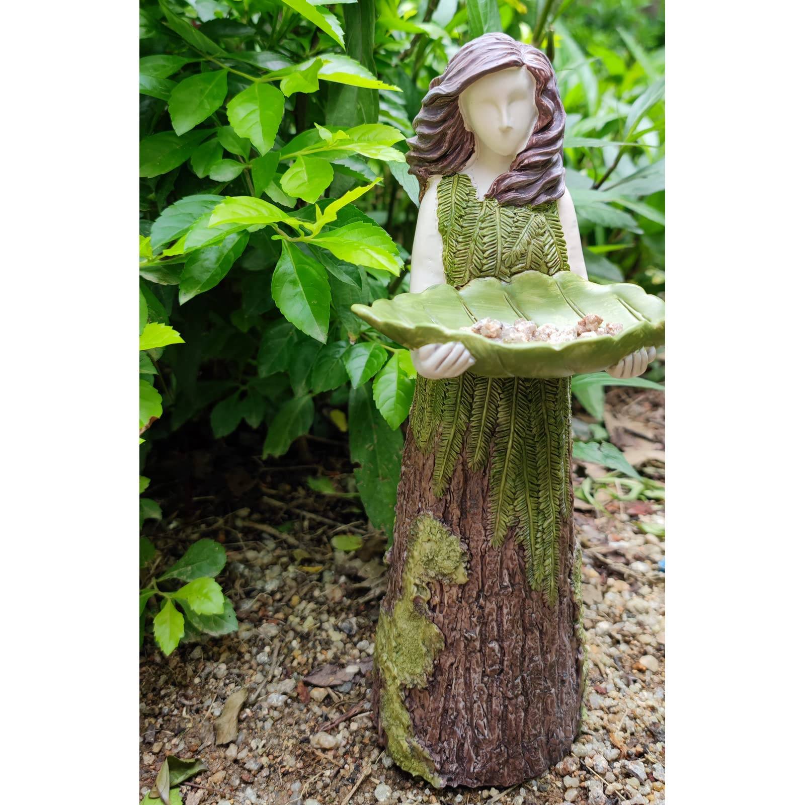 ( 💐🔥 Purchase 2 free birds 1) Forest Girl Bird Feeder - Bird Feeder Fairy Statue - Image 7