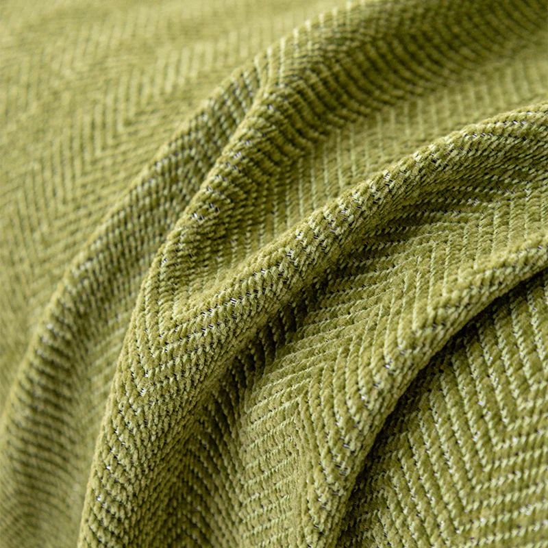 Four-season universal herringbone chenille sofa towel - Image 3
