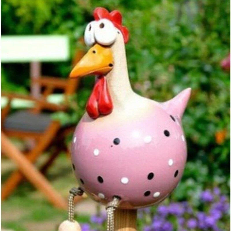 Funny decorative chicken, eye-catching decoration - Image 2