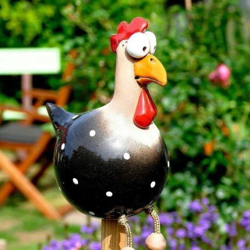 Funny decorative chicken, eye-catching decoration - Image 5