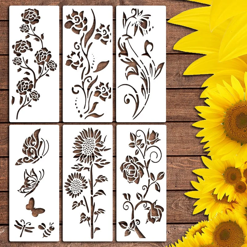 🏡This Week's Special Sale -Garden Fence Large Flower Stencils🌻DIY Decoration - Image 7