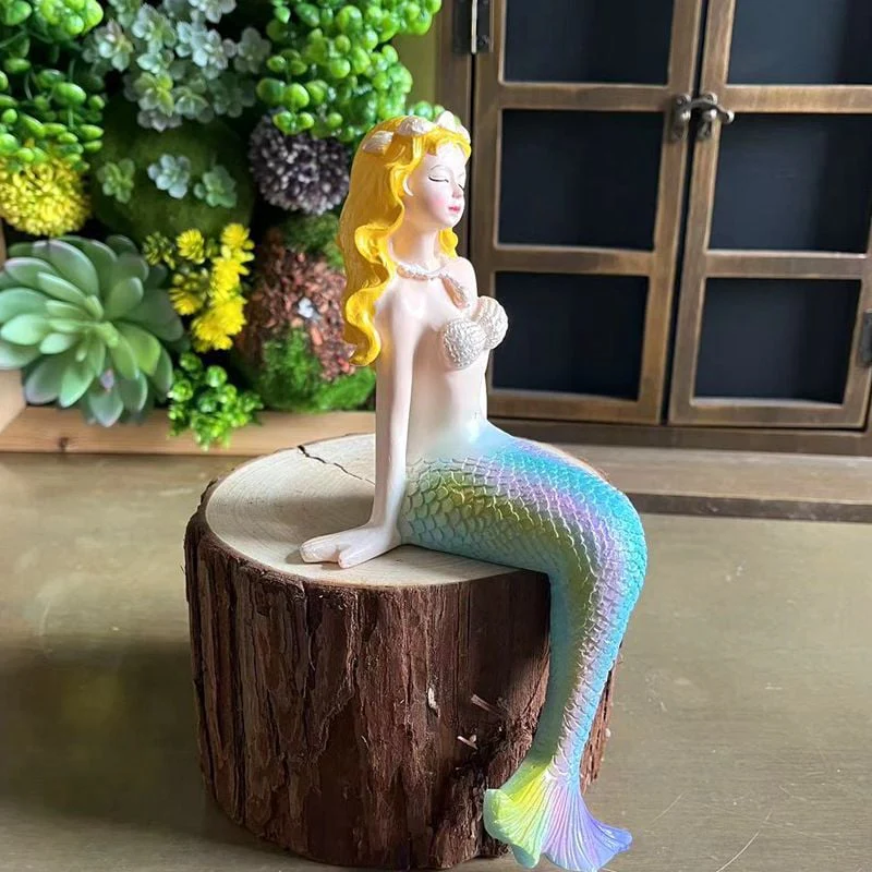 Garden Ornaments Mermaid Outdoor Balcony Yard Landscaping Decoration - Image 7