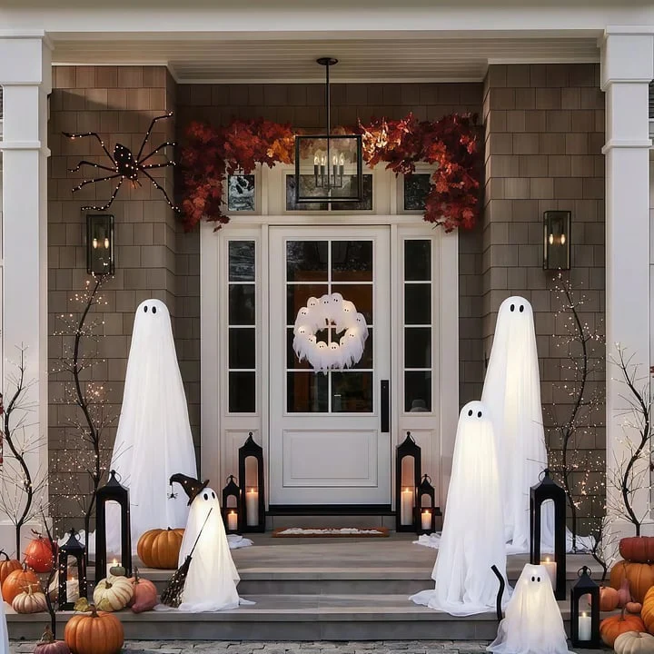 🎃Halloween Hot Sale 49% OFF💥Ghosts Wreath - Image 2