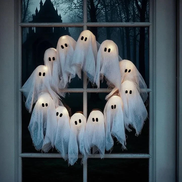🎃Halloween Hot Sale 49% OFF💥Ghosts Wreath - Image 4