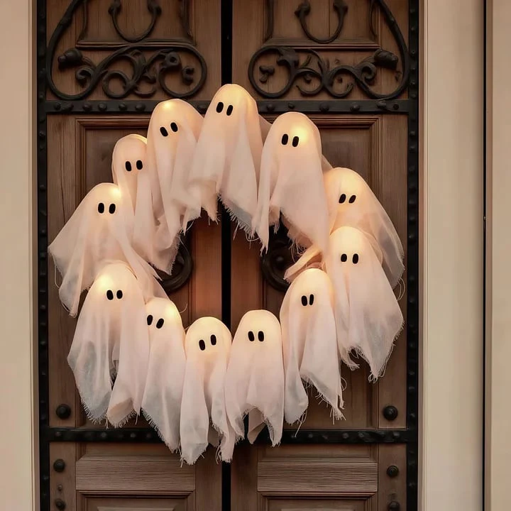 🎃Halloween Hot Sale 49% OFF💥Ghosts Wreath - Image 5