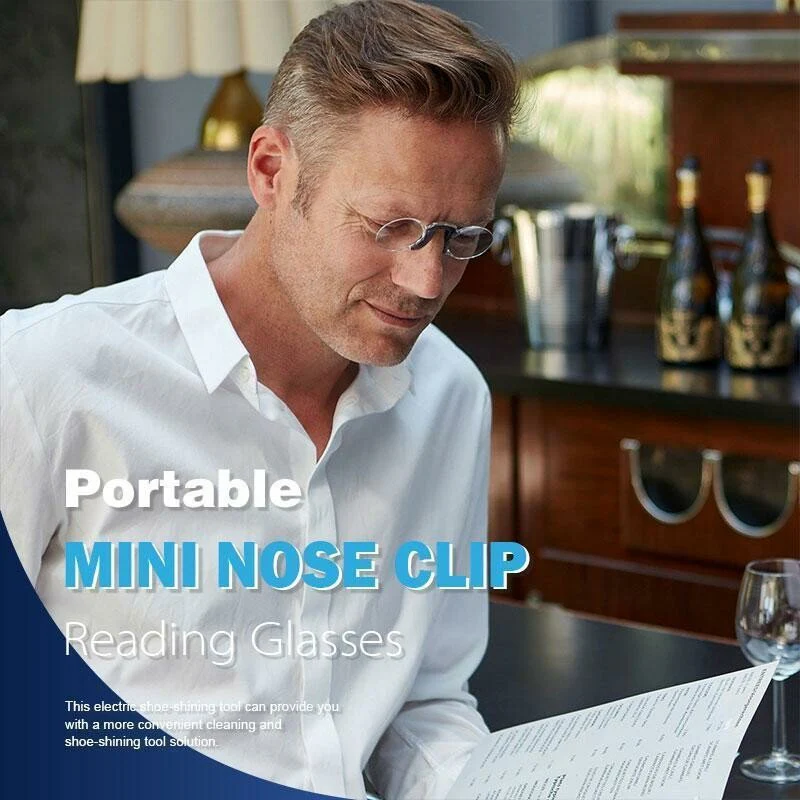 Portable Mini Nose Clip Reading Glasses🔥Hot Sale🔥 - Image 2
