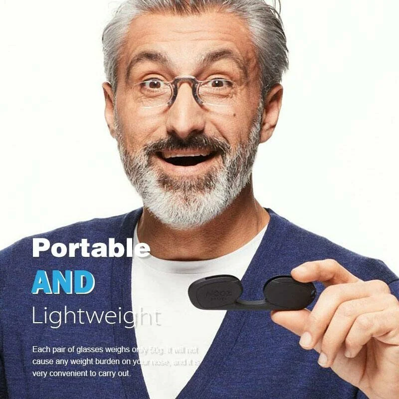 Portable Mini Nose Clip Reading Glasses🔥Hot Sale🔥 - Image 3