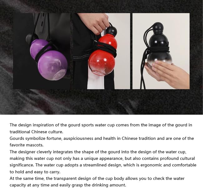 🔥Gourd Water Bottle 30oz Chinese Retro-Inspired - Image 4