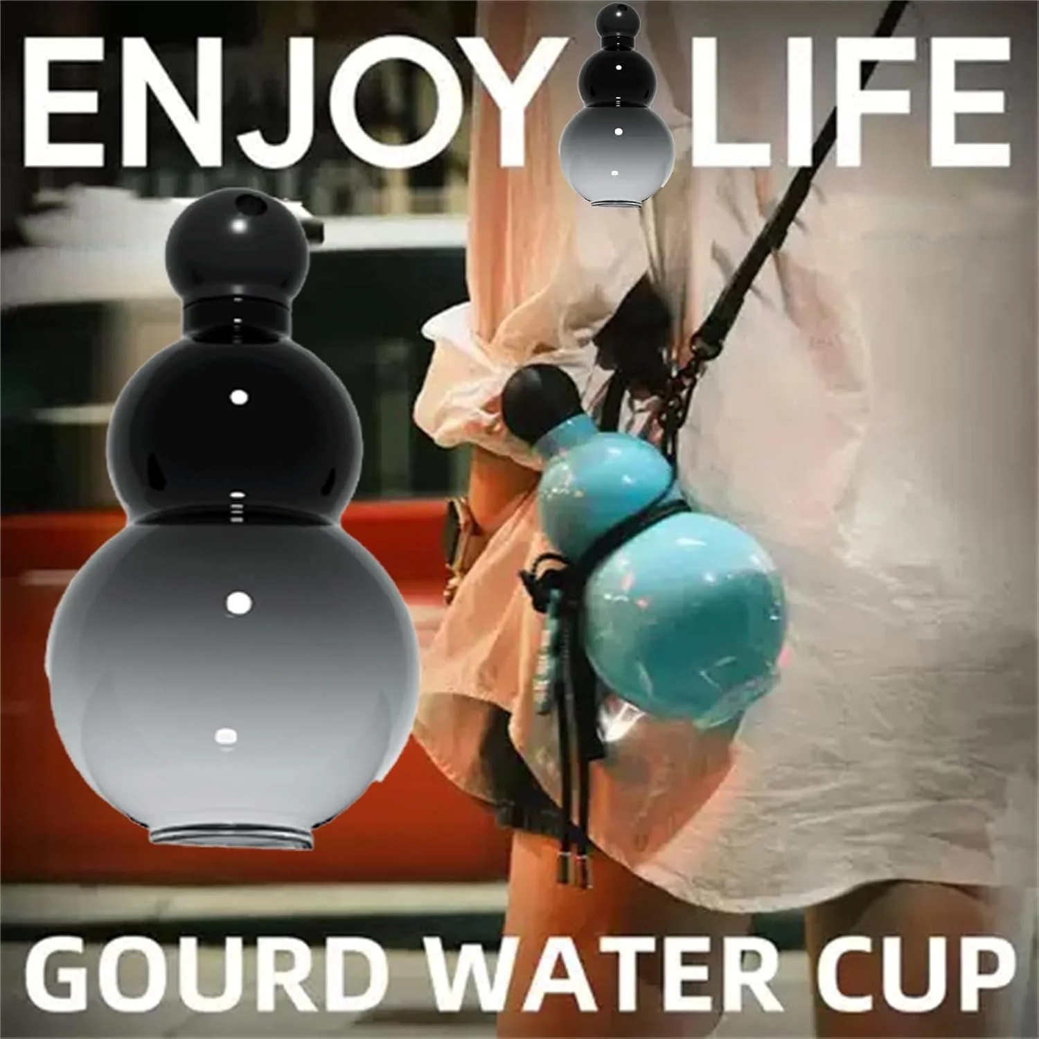 🔥Gourd Water Bottle 30oz Chinese Retro-Inspired - Image 5