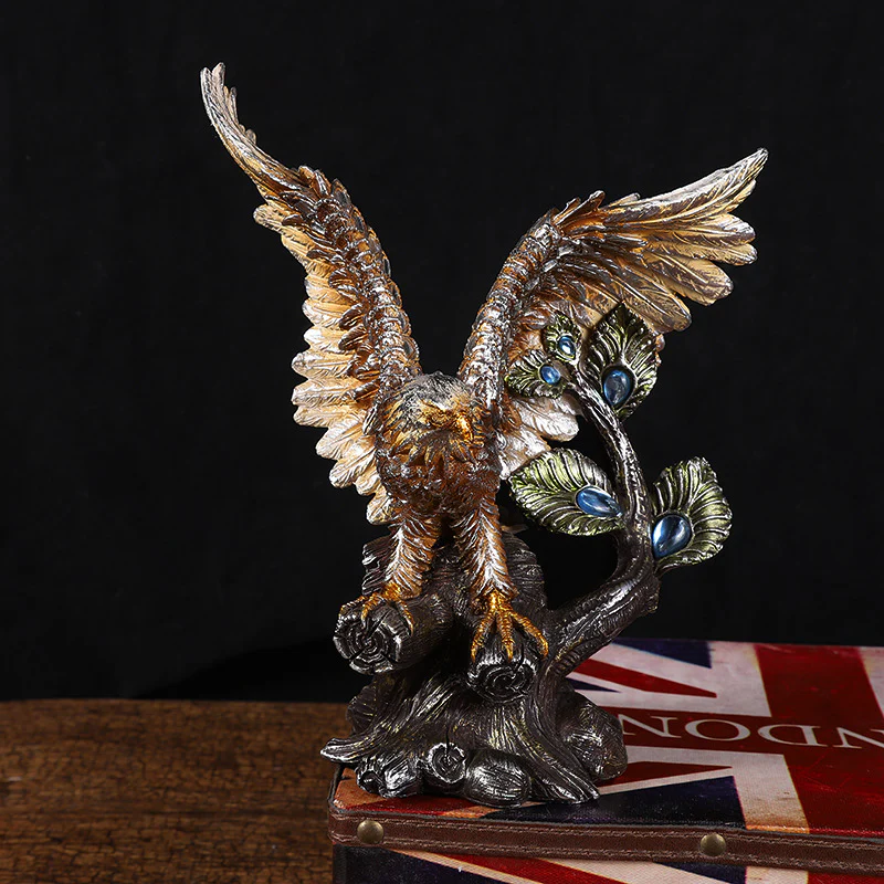 Great Exhibition Resin Eagle Ornament, Office Home Decoration Ornament - Image 2