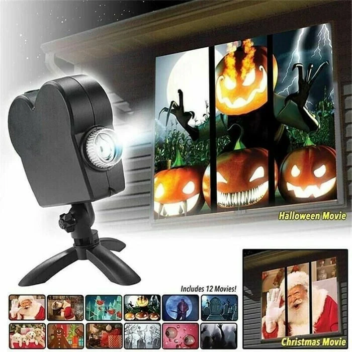 š 2025 New Upgrade Halloween/Christmas Holographic Projection