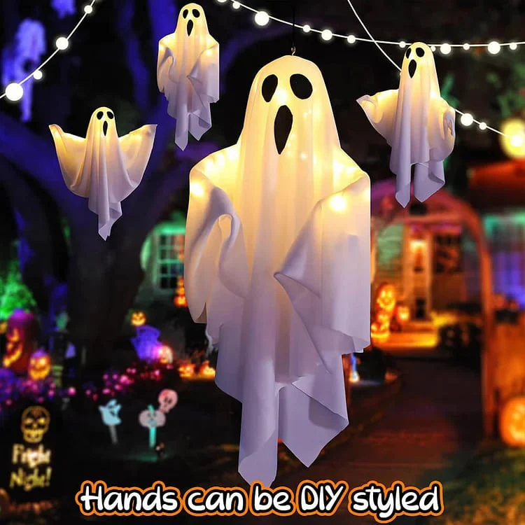 👻👻Halloween Glowing Ghost Chandelier - Image 12