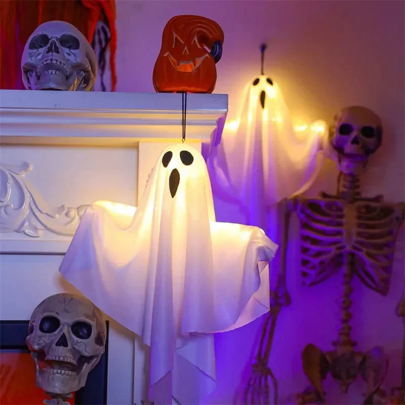 👻👻Halloween Glowing Ghost Chandelier - Image 2