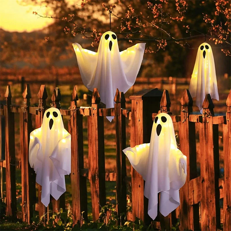 👻👻Halloween Glowing Ghost Chandelier - Image 4