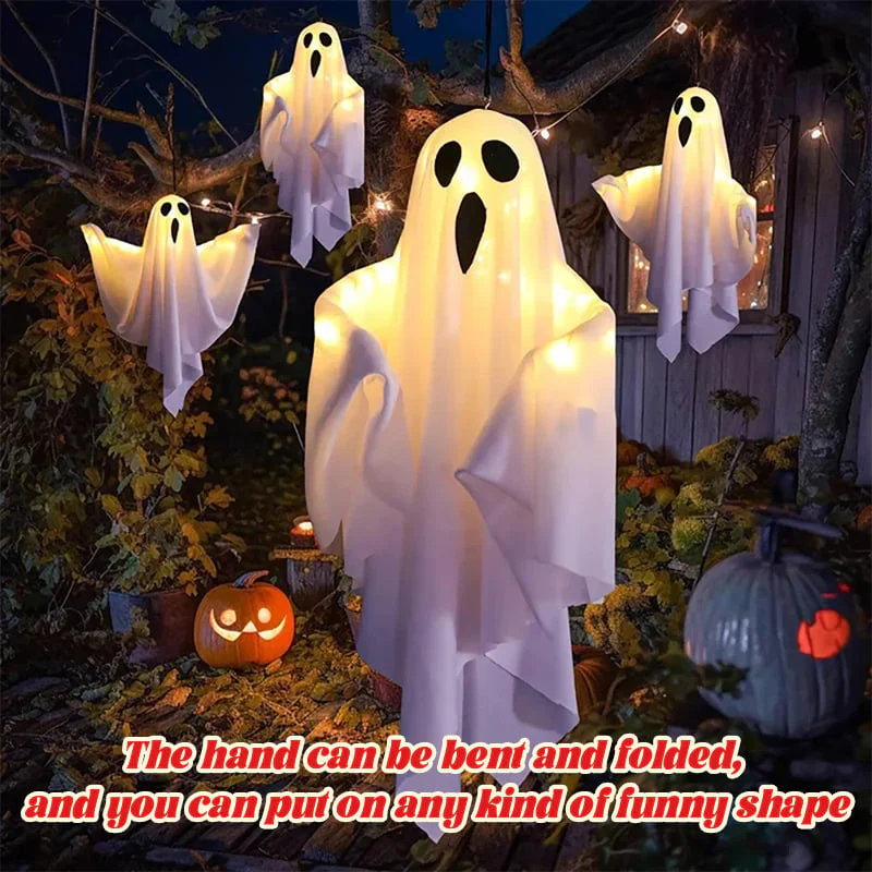 👻👻Halloween Glowing Ghost Chandelier - Image 7