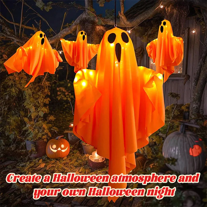 👻👻Halloween Glowing Ghost Chandelier - Image 9