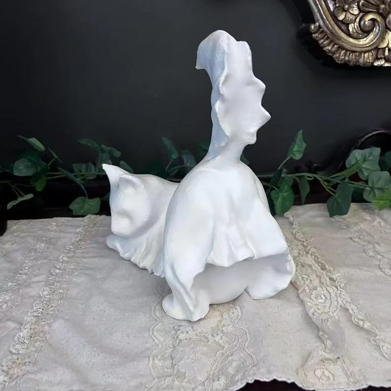 Halloween spooky black cat statue - Image 10