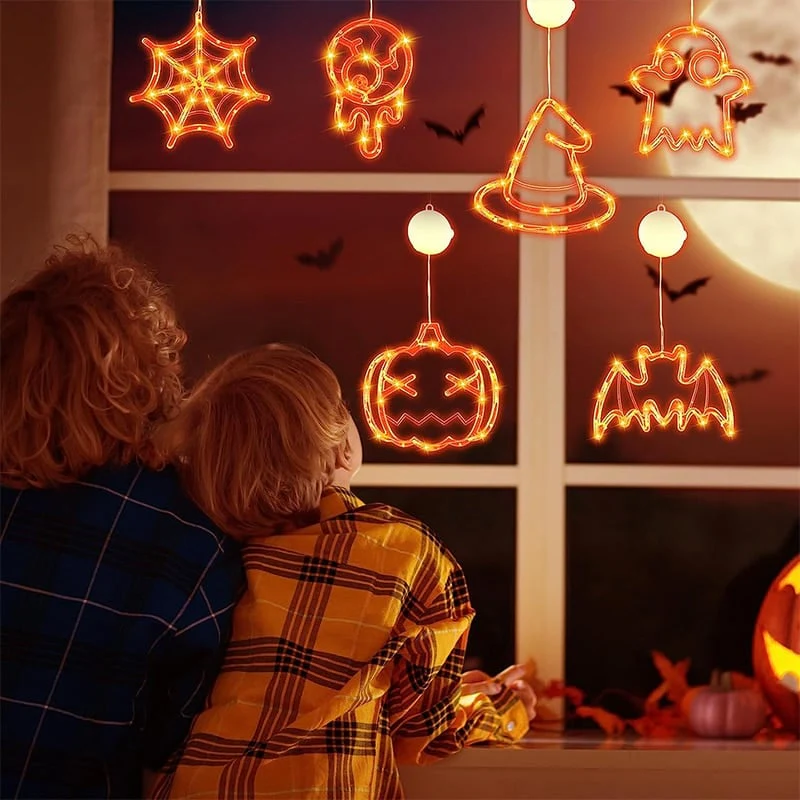✨Hot Sale✨ 2023 Upgrade Halloween Window Lights  Decorations - Image 10