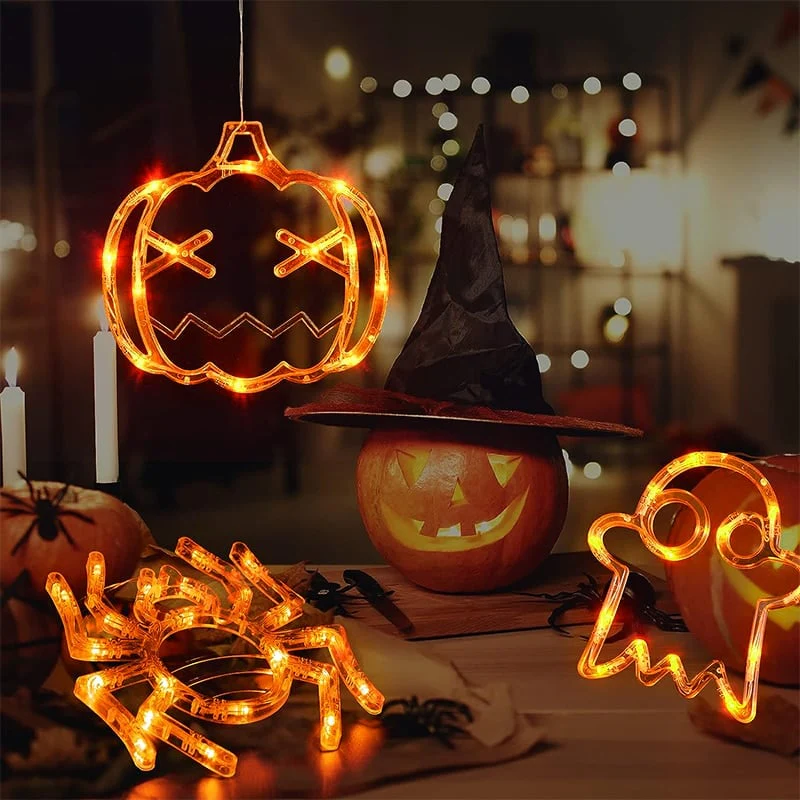 ✨Hot Sale✨ 2023 Upgrade Halloween Window Lights  Decorations - Image 13