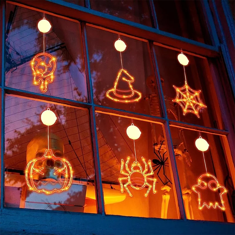 ✨Hot Sale✨ 2023 Upgrade Halloween Window Lights  Decorations - Image 17