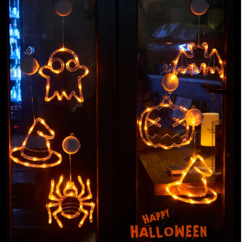 ✨Hot Sale✨ 2023 Upgrade Halloween Window Lights  Decorations - Image 2
