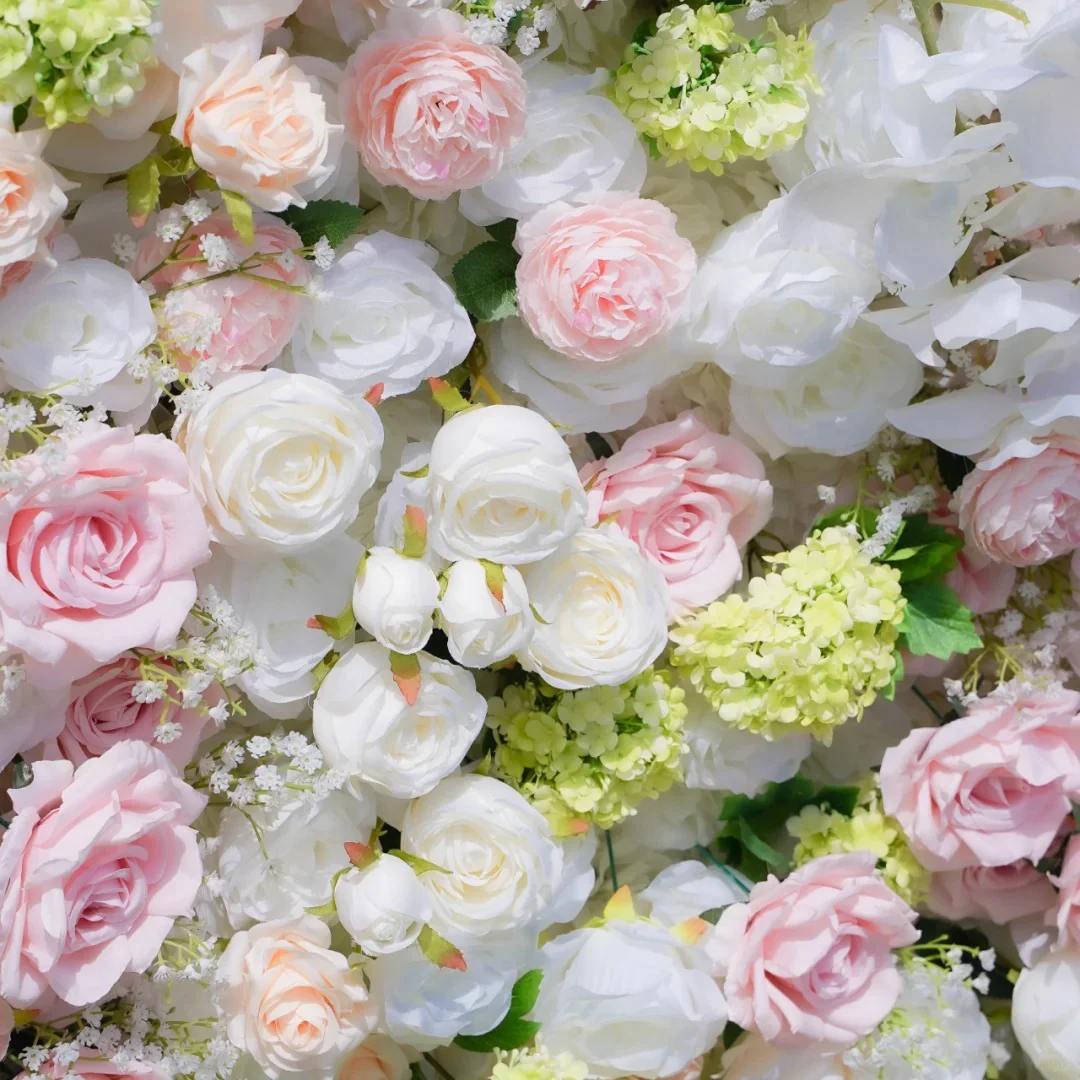 Hand-rolled fabric flower wall - perfect decoration for outdoor events - Image 3