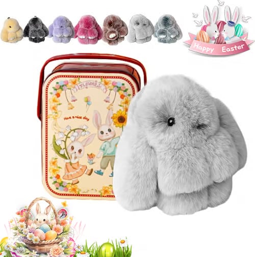 Easter Sale 🐰 Handmade Soft Bunny Pendant - Image 12