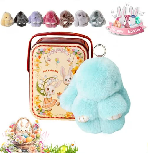 Easter Sale 🐰 Handmade Soft Bunny Pendant - Image 13