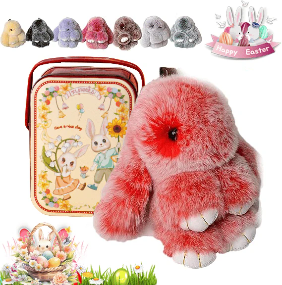 Easter Sale 🐰 Handmade Soft Bunny Pendant - Image 2
