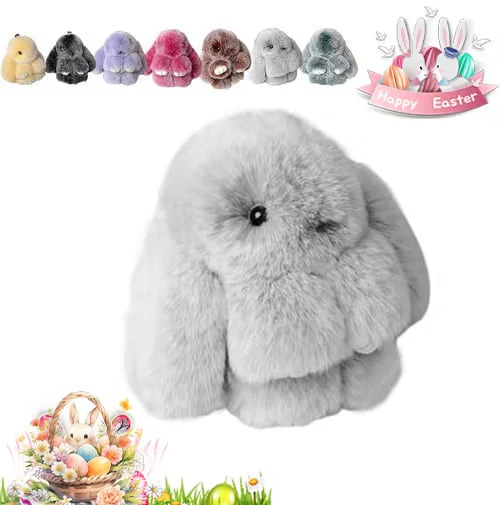 Easter Sale 🐰 Handmade Soft Bunny Pendant - Image 26