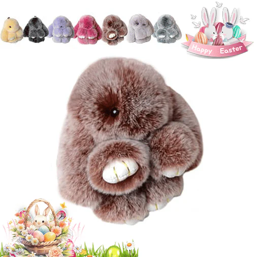 Easter Sale 🐰 Handmade Soft Bunny Pendant - Image 27