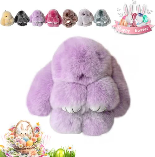 Easter Sale 🐰 Handmade Soft Bunny Pendant - Image 31