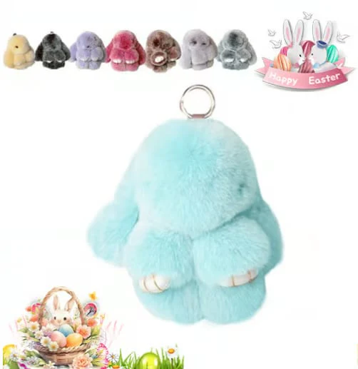 Easter Sale 🐰 Handmade Soft Bunny Pendant - Image 34