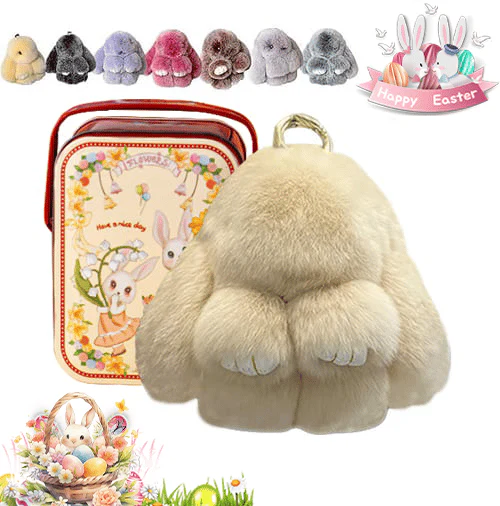 Easter Sale 🐰 Handmade Soft Bunny Pendant - Image 5