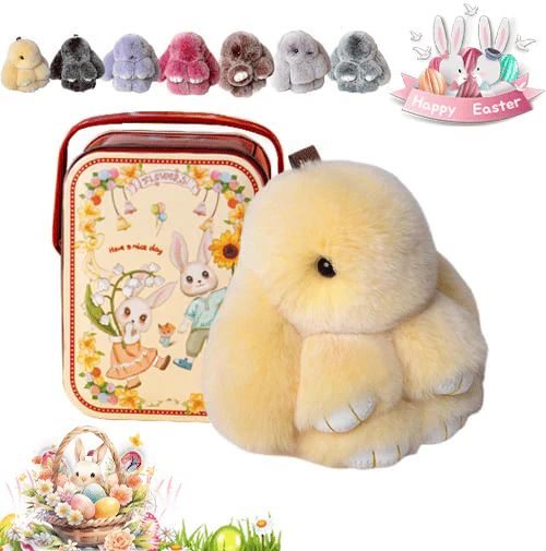 Easter Sale 🐰 Handmade Soft Bunny Pendant - Image 9