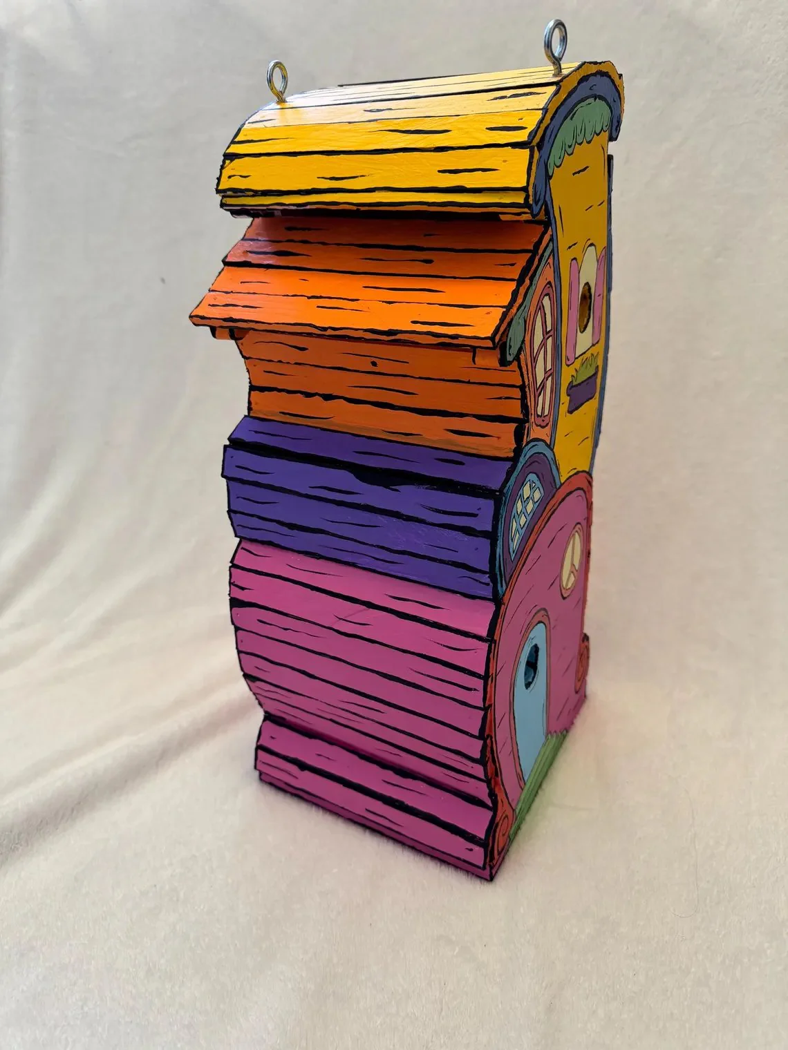 🔥- Dr Seuss Inspired Wooden Handmade Birdhouse (🔥BUY 2 FREE SHIPPING) - Image 10