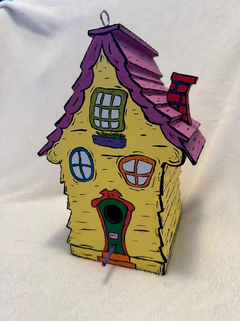 🔥- Dr Seuss Inspired Wooden Handmade Birdhouse (🔥BUY 2 FREE SHIPPING) - Image 2