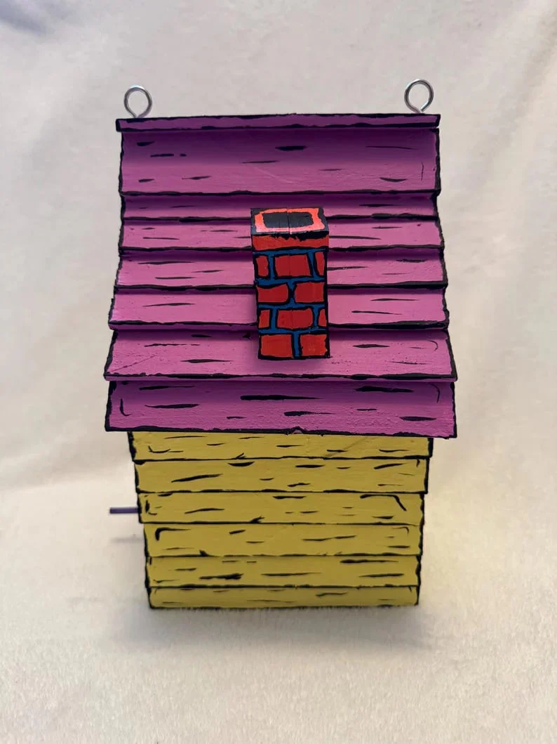 🔥- Dr Seuss Inspired Wooden Handmade Birdhouse (🔥BUY 2 FREE SHIPPING) - Image 3