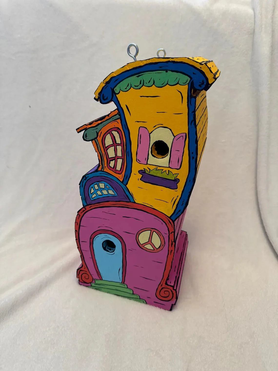 🔥- Dr Seuss Inspired Wooden Handmade Birdhouse (🔥BUY 2 FREE SHIPPING) - Image 7