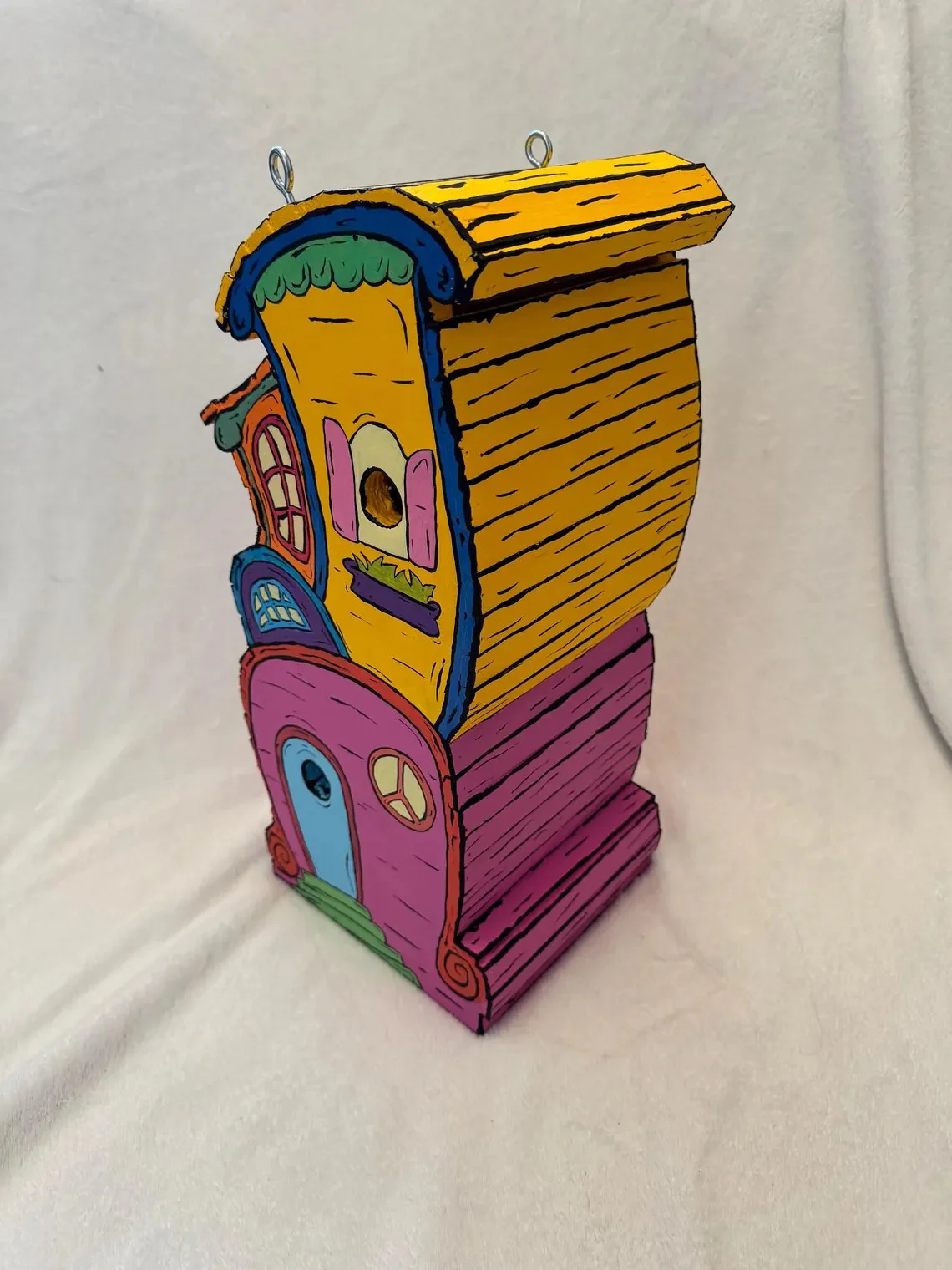 🔥- Dr Seuss Inspired Wooden Handmade Birdhouse (🔥BUY 2 FREE SHIPPING) - Image 8