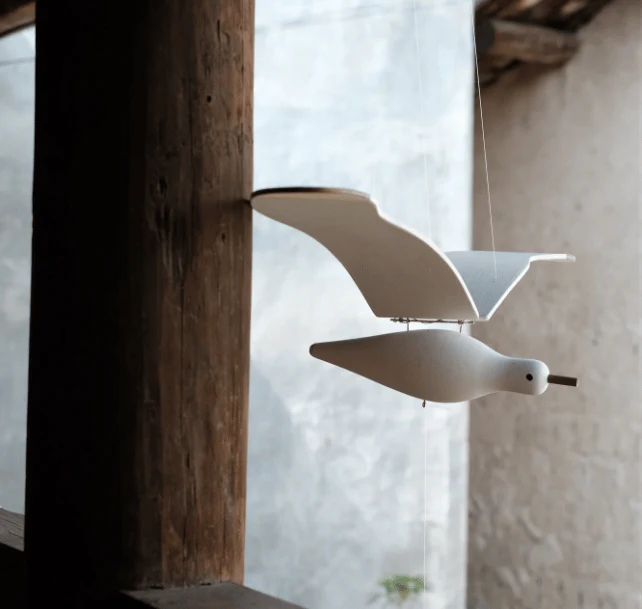 Handmade Wooden Seagull Hanging Ornament - Image 6