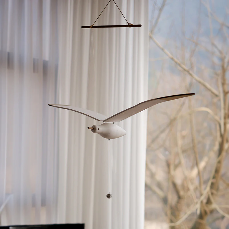 Handmade Wooden Seagull Hanging Ornament - Image 8