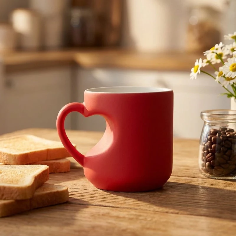 🔥Buy More Save More💖Heart-shaped Color-changing Ceramic Mug🎁 - Image 12